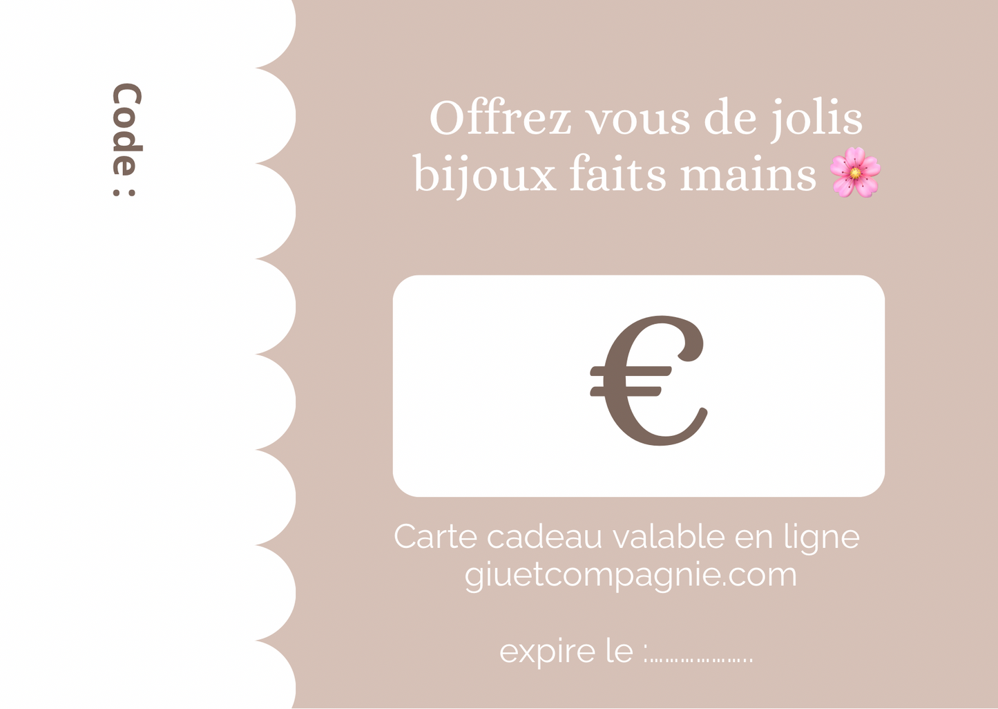 Carte cadeau