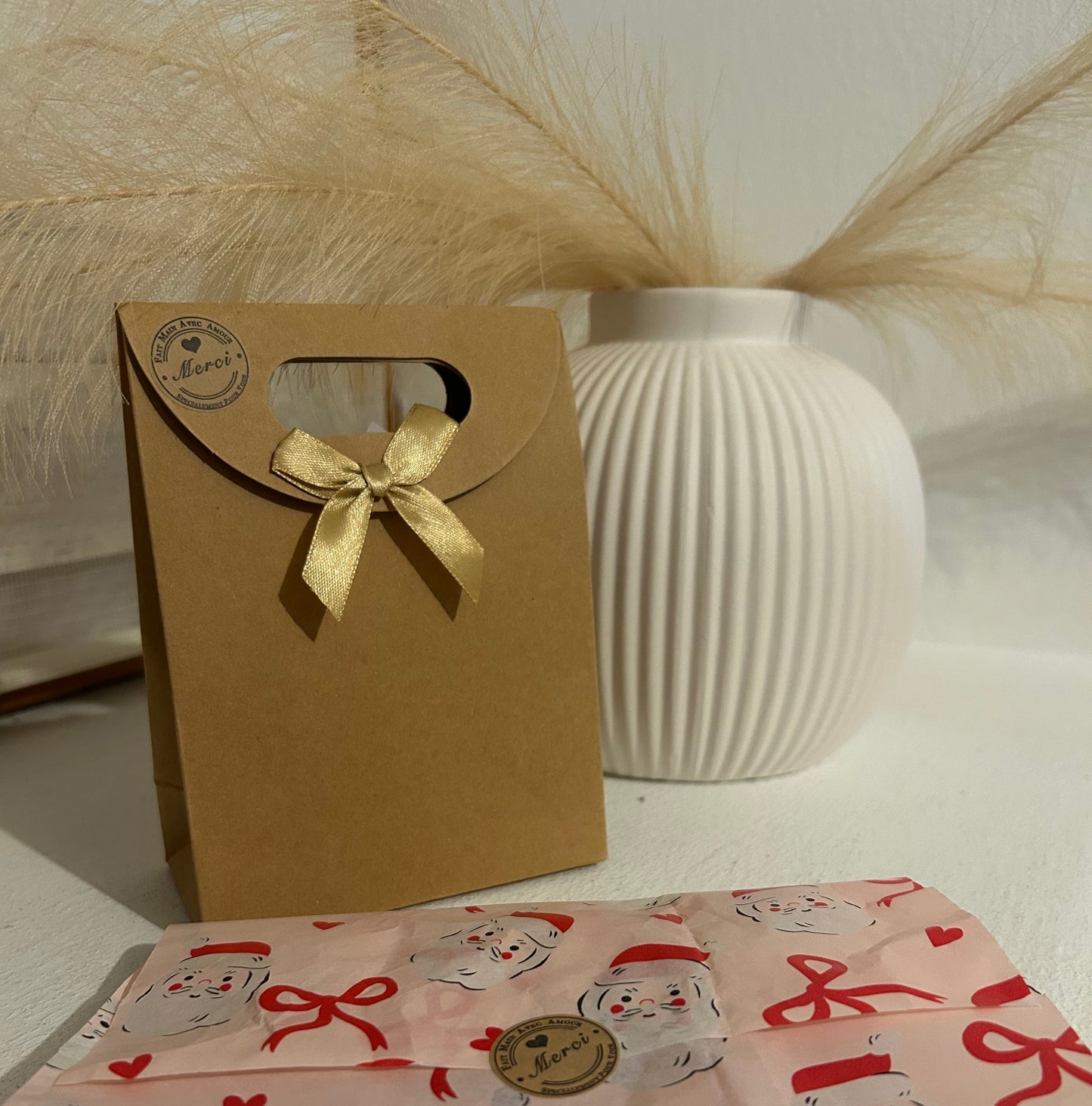 Pochette cadeau kraft