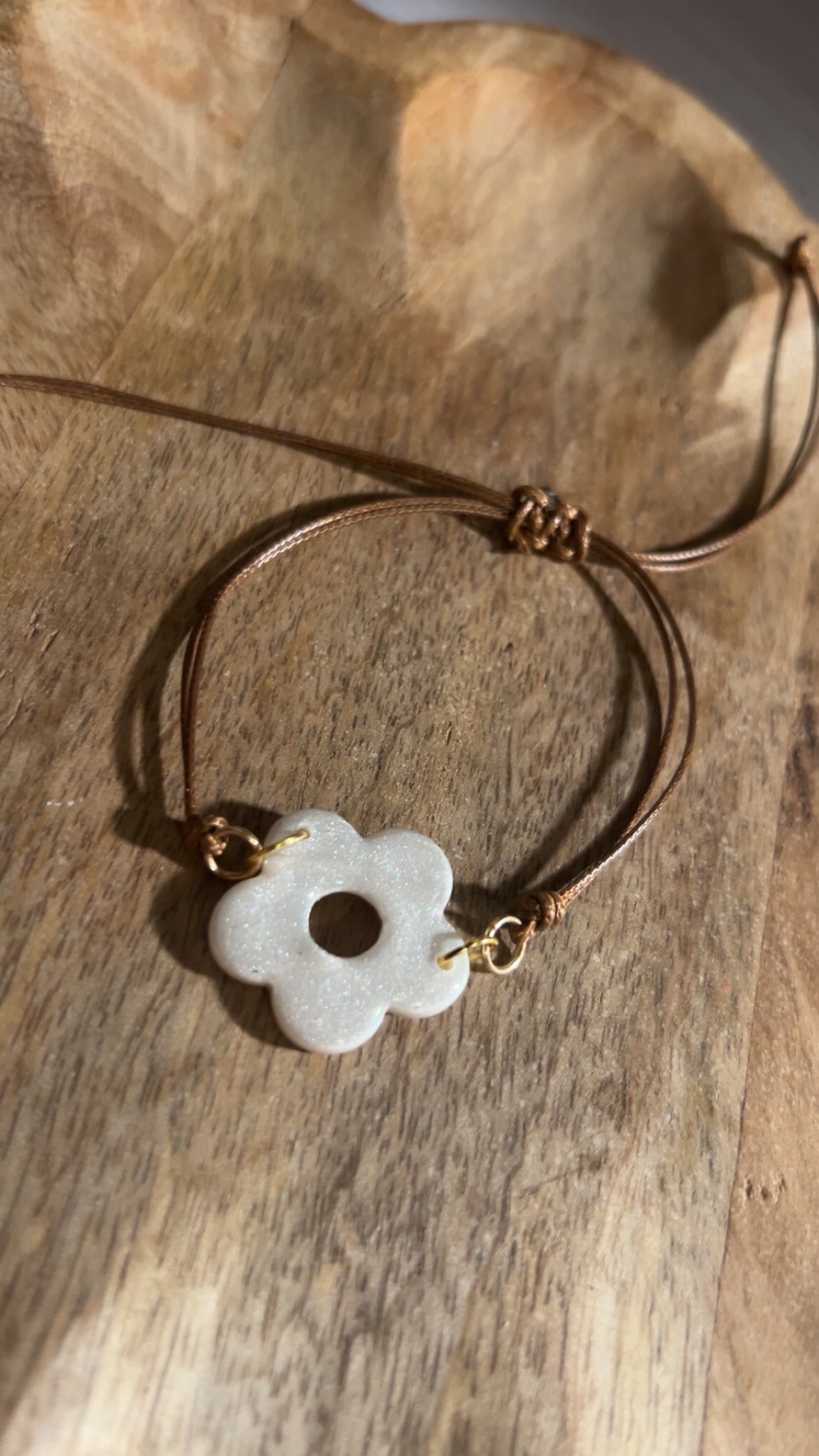 Bracelet Giulia blanc nacré