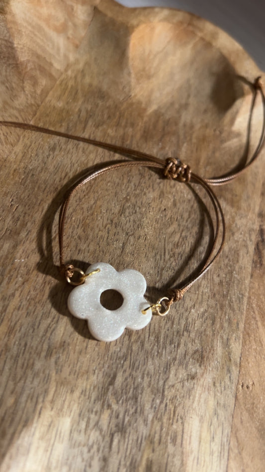 Bracelet Giulia blanc nacré