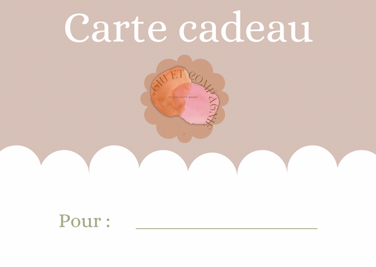 Carte cadeau