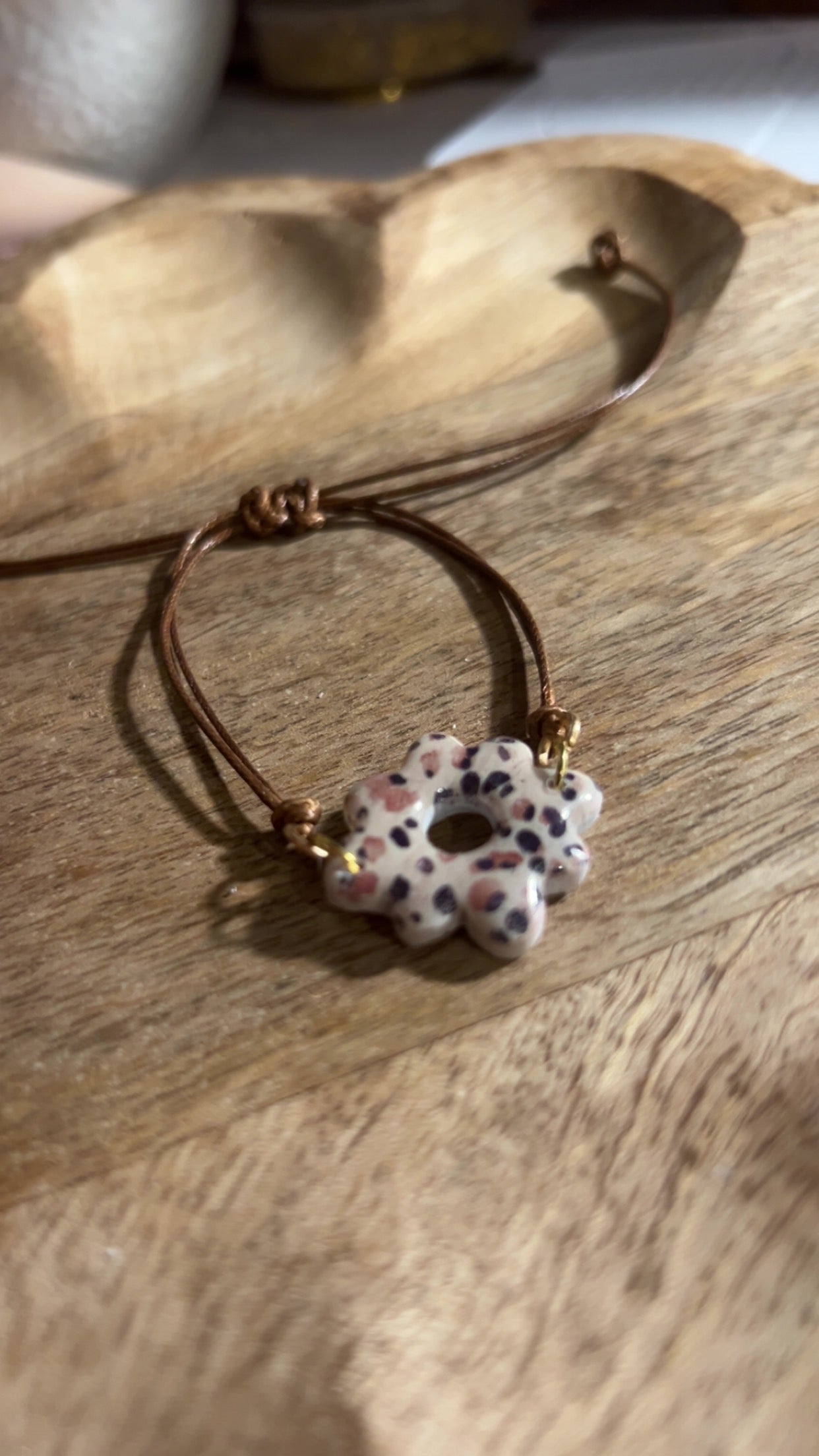 Bracelet iris sauvage
